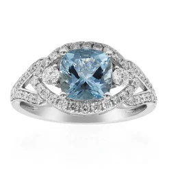 AAA-Brasilianischer Aquamarin-Goldring (CIRARI)