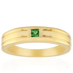 AAA-Kenianischer Tsavorit-Goldring