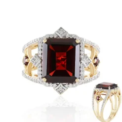 AAA-Mosambik-Granat-Goldring (SUHANA)