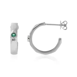 AAA-Sambia-Smaragd-Goldohrringe (de Melo)