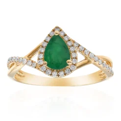 AAA-Sambia-Smaragd-Goldring