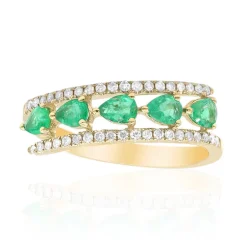 AAA-Sambia-Smaragd-Goldring