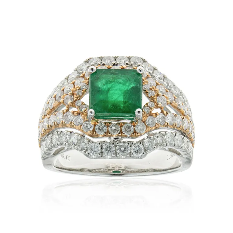 AAA-Sambia-Smaragd-Goldring (CIRARI)