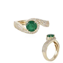 AAA-Sambia-Smaragd-Goldring (de Melo)