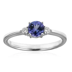 AAA-Tansanit-Goldring