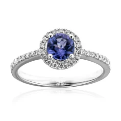 AAA-Tansanit-Goldring