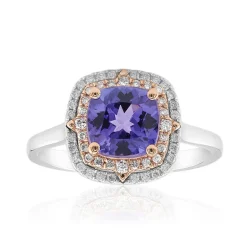 AAA-Tansanit-Goldring (CIRARI)