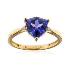 AAA-Tansanit-Goldring (CIRARI)