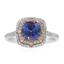 AAA-Tansanit-Goldring (CIRARI)