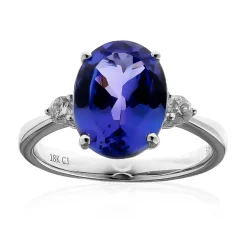 AAA-Tansanit-Goldring (CIRARI)