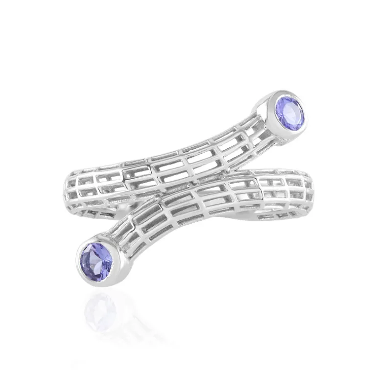 AAA-Tansanit-Goldring (Ornaments by de Melo)