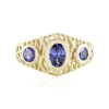 AAA-Tansanit-Goldring (Ornaments by de Melo)