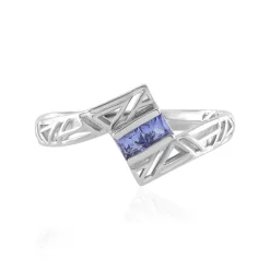 AAA-Tansanit-Goldring (Ornaments by de Melo)