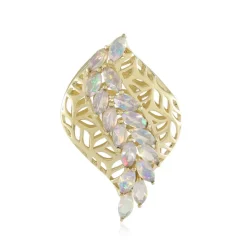 AAA-Welo-Opal-Goldanhänger (Ornaments by de Melo)