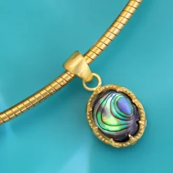 Abalone-Muschel-Silberanhänger (Art of Nature)