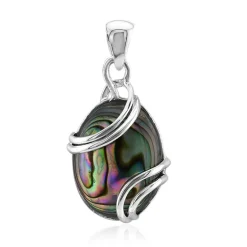 Abalone-Muschel-Silberanhänger (Art of Nature)