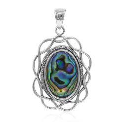 Abalone-Muschel-Silberanhänger (Art of Nature)