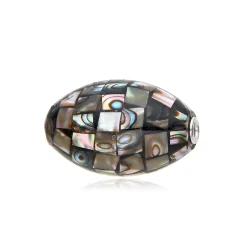 Abalone-Muschel-Silberanhänger