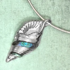 Abalone-Muschel-Silberanhänger (Art of Nature)