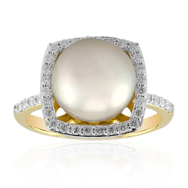 Akoya-Perlen-Goldring (TPC)