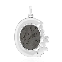 Aletai-Meteorit-Silberanhänger