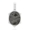 Aletai-Meteorit-Silberanhänger