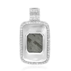 Aletai-Meteorit-Silberanhänger