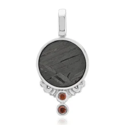 Aletai-Meteorit-Silberanhänger