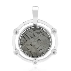 Aletai-Meteorit-Silberanhänger