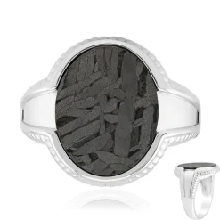 Aletai-Meteorit-Silberring