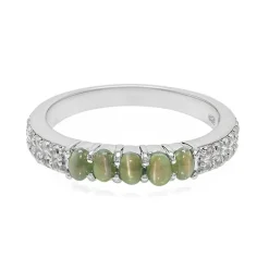 Alexandrit-Katzenauge-Silberring