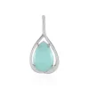 Amazonit-Silberanhänger