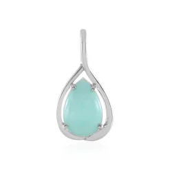 Amazonit-Silberanhänger