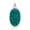 Amazonit-Silberanhänger