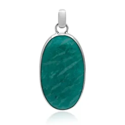 Amazonit-Silberanhänger