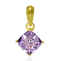 Amethyst-Goldanhänger (Glenn Lehrer)