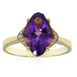 Amethyst-Goldring