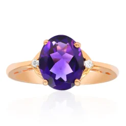 Amethyst-Goldring