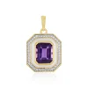 Amethyst-Silberanhänger