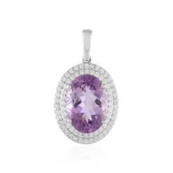 Amethyst-Silberanhänger