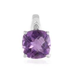 Amethyst-Silberanhänger