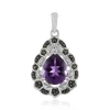Amethyst-Silberanhänger