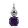 Amethyst-Silberanhänger