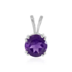 Amethyst-Silberanhänger