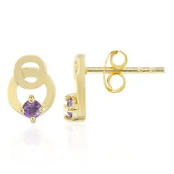 Amethyst-Silberohrringe