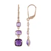 Amethyst-Silberohrringe (KM by Juwelo)