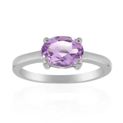 Amethyst-Silberring