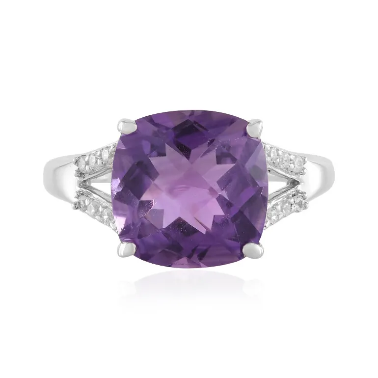 Amethyst-Silberring