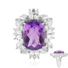 Amethyst-Silberring