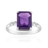 Amethyst-Silberring